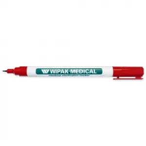Wipak Walsrode GmbH Wipak Steri-Marker Markierungsstift rot, 0,75 mm (1 Stück) 05513