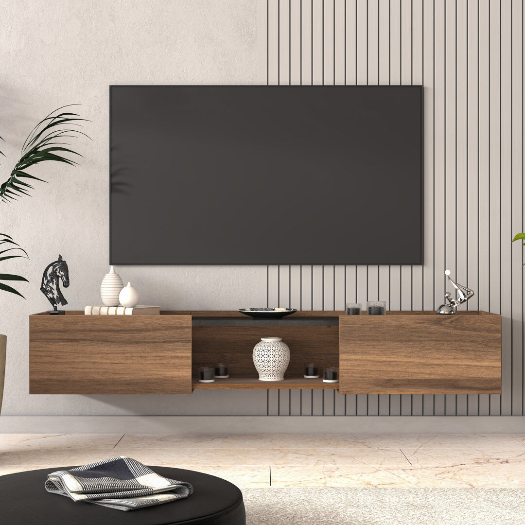 Union Rustic Casilla TV Stand for TVs up to 78" Brown;Medium Wood;Espresso Wood;Dark Brown Wood;Brown Wood;Natural Wood 78"