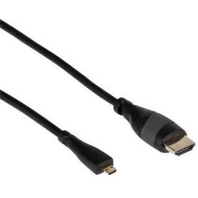Joy-it HDMI-Kabel Raspberry Pi® [1x HDMI-Stecker - 1x HDMI-Stecker D Micro] 1m Schwarz
