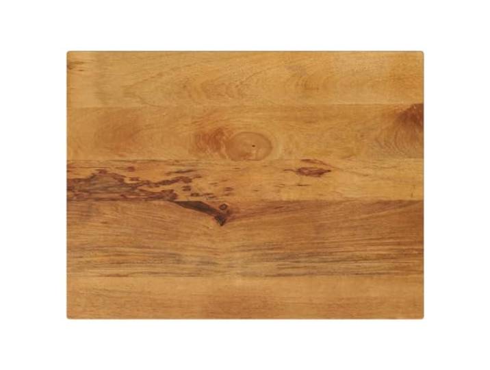 PTUGUOF Tischplatte 90x70x3,8 cm Rechteckig Massivholz Mango Ersatztischplatte, Rustikales Design, Tropisches Hartholz, Vielseitig Kombinierbar