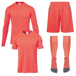 uhlsport Score Torwart-Set fluo rot/grau XXL