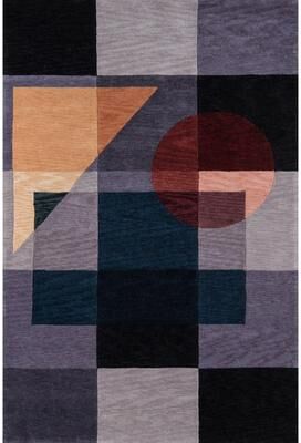 Momeni Rio Hand Tufted Polyester Contemporary Geometric Area Rug