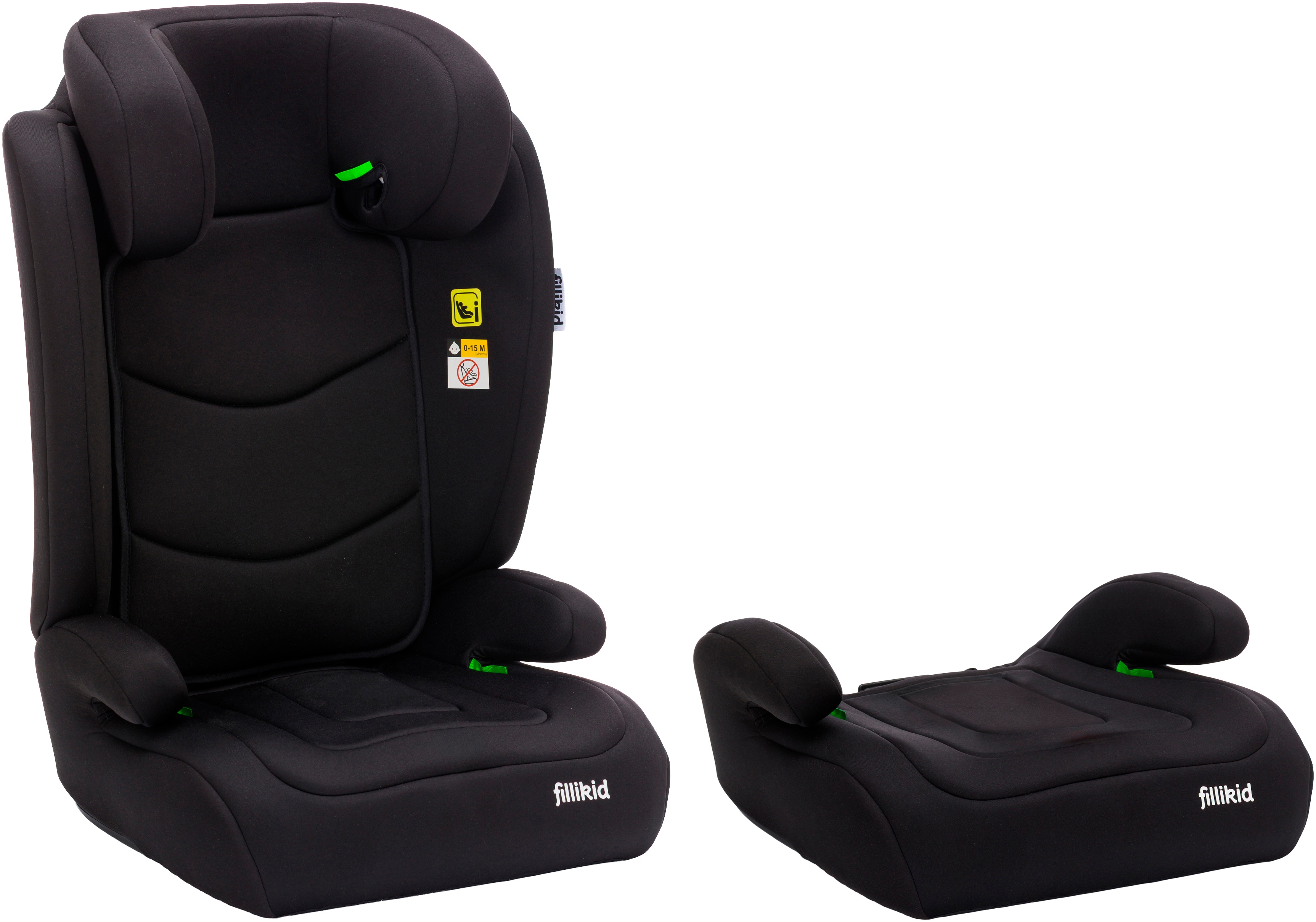 Autokindersitz FILLIKID "Lea", Baby, schwarz, Polyester, Kindersitze Autokindersitz