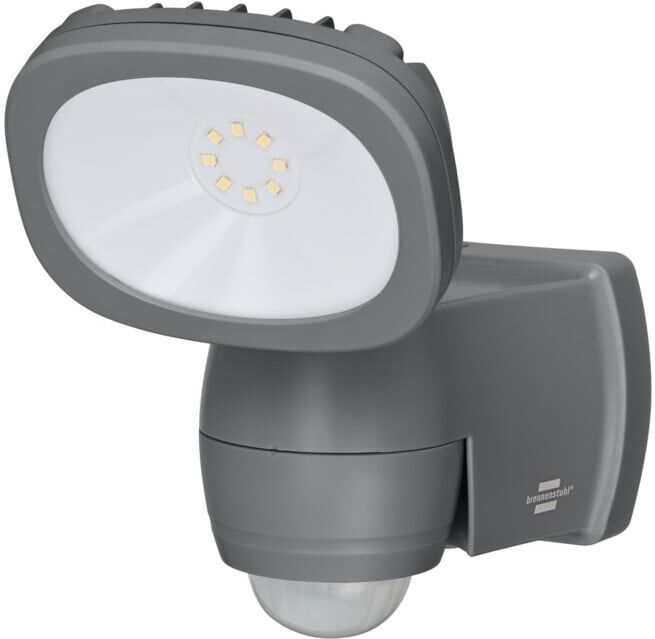 Brennenstuhl LED Spot LUFOS / Spot extérieur à LED sans fil avec batterie et détecteur de mouvement (avec 8 LED de marque, 440 lumen, pour l'extérieur (1178900100)