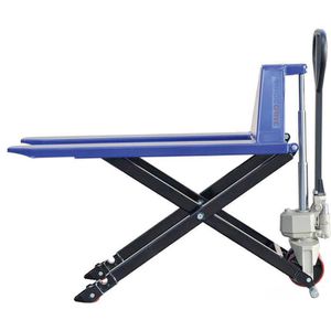 Pallit Hubwagen ZAC-C, 10001059, Tragkraft 1000kg, Scherenhubwagen, Rollen PU / PU, Hubhöhe 0,80m