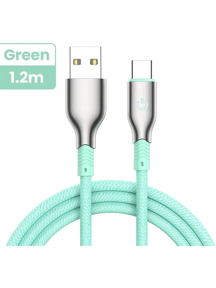 SWEET ACCESS USB-Typ-C-Kabel in Grün - (L)1,2 m - onesize