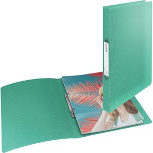 Esselte Ringbuch 626243, Colour'Breeze, A4, 2 Ringe, Ring-Ø 20mm, grün