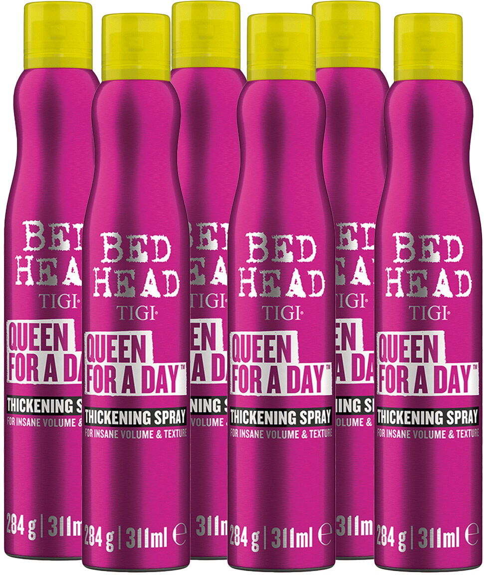 1866ml TIGI BED HEAD Queen For A Day Thickening Spray 6 er Set (6 x 311ml)