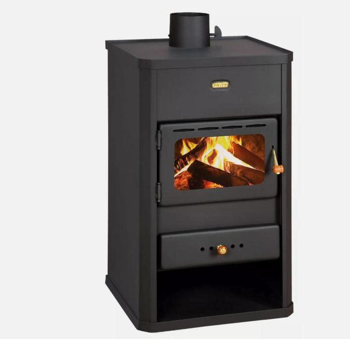 PRITY S1, Freistehender Holzofen mit Sichtscheibe, 10,4 kW, , Ø 130 mm