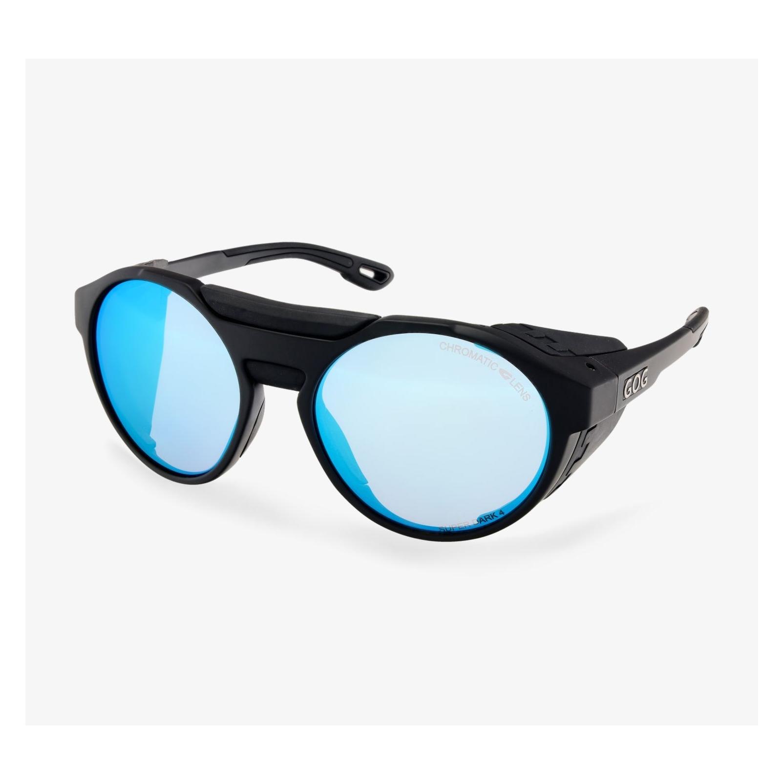 Okulary górskie GOG Manaslu - black/poly.blue (264696)