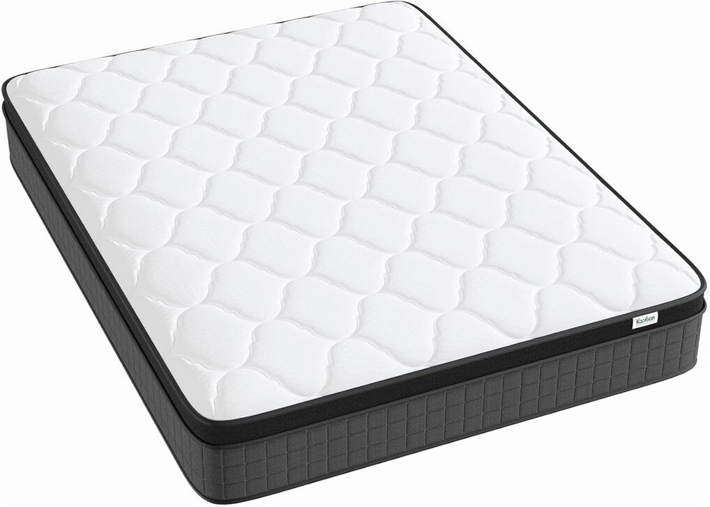 Bosten Brayden Studio 25cm Support Memory Foam Pocket Sprung Zoned Mattress Kingsize (5')