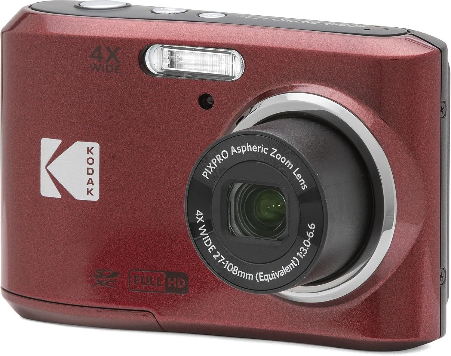 Kodak PIXPRO FZ45 16MP Digital Camera - Red