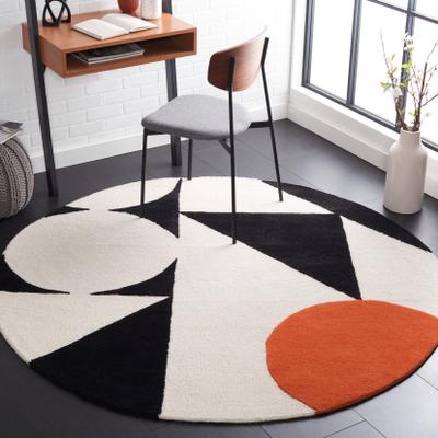 SAFAVIEH Handmade Rodeo Drive Soumitra Mid-Century Modern Wool Rug