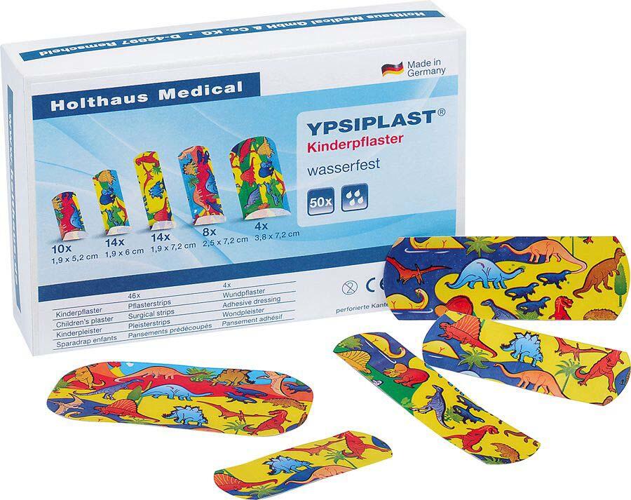 Holthaus Medical YPSIPLAST® Kinderpflastersortiment, bunt mit Dino-Motiv 40790