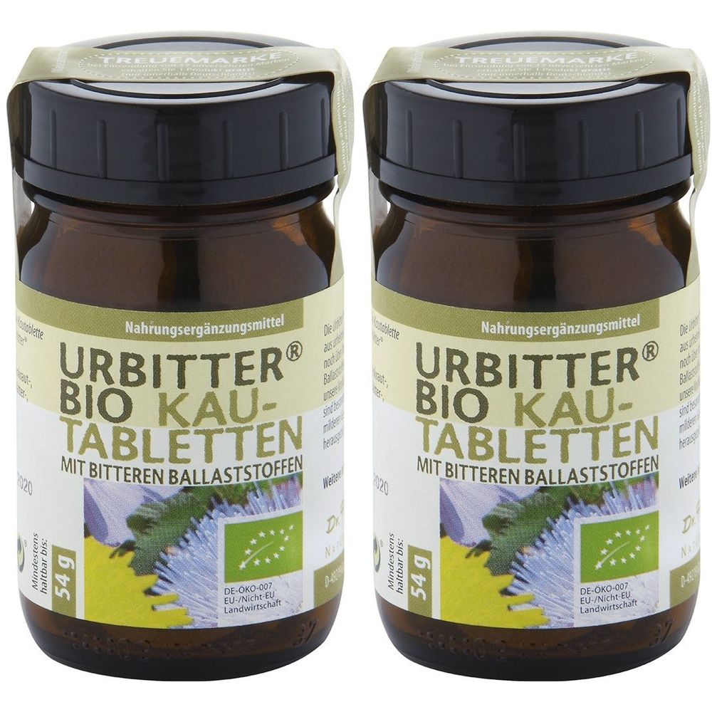 Urbitter Bio Kautabletten 2x 2x54 g