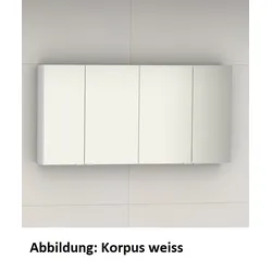 Artiqua Spiegelschrank, Quarzgrau Hochglanz Touch, 070-SDT-4-14-172 070-SDT-4-14-172
