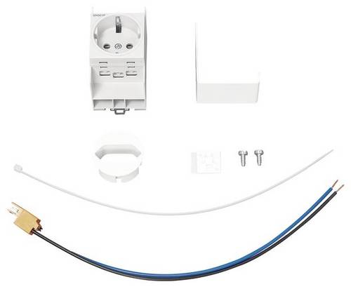 Hager ZY01APZ ZY01APZ Bestückungspaket universZ Steckdose APZ angepasst f.ZYxxMS Bestückungspaket Braun, Blau 2polig 1St.