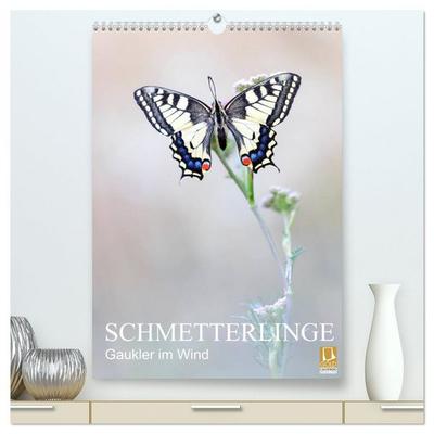 Schmetterlinge - Gaukler im Wind (hochwertiger Premium Wandkalender 2026 DIN A2 hoch), Kunstdruck in Hochglanz