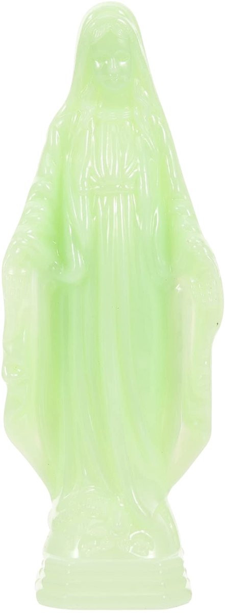 Lichtgevend standbeeld van Onze Lieve Vrouw van Genade voor tafeldecoratie