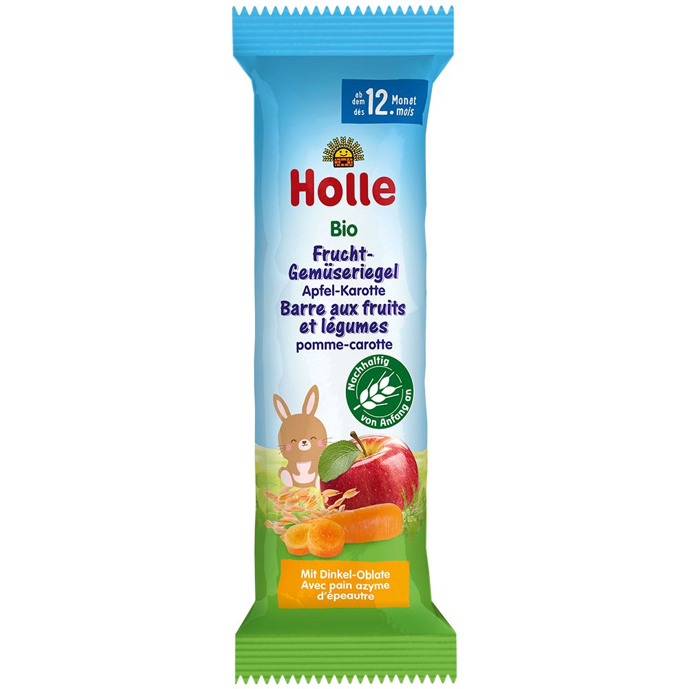 Holle Baby Fruchtgemueserieg Bio 25 g Riegel