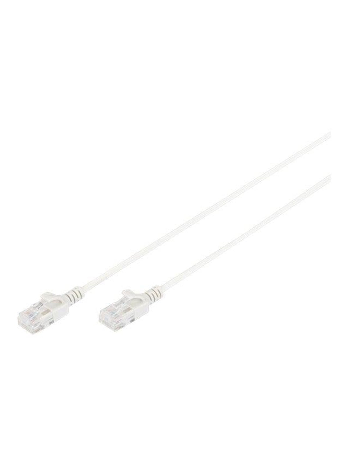 DIGITUS Slim - patch cable - 3 m - grey - Grau - 3m
