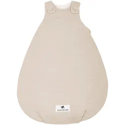 Julius Zöllner Ganzjahresschlafsack Terra Musselin 2.5 TOG, braun, 68