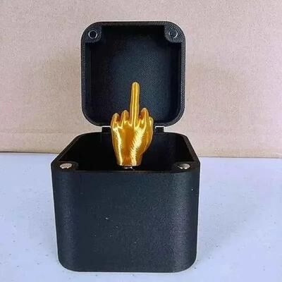 Uplift Essentials The CheekyBox Pop Up Middle Finger Surprise Prank Gift The CheekyBox Pop Up Middle Finger Surprise Prank Gift