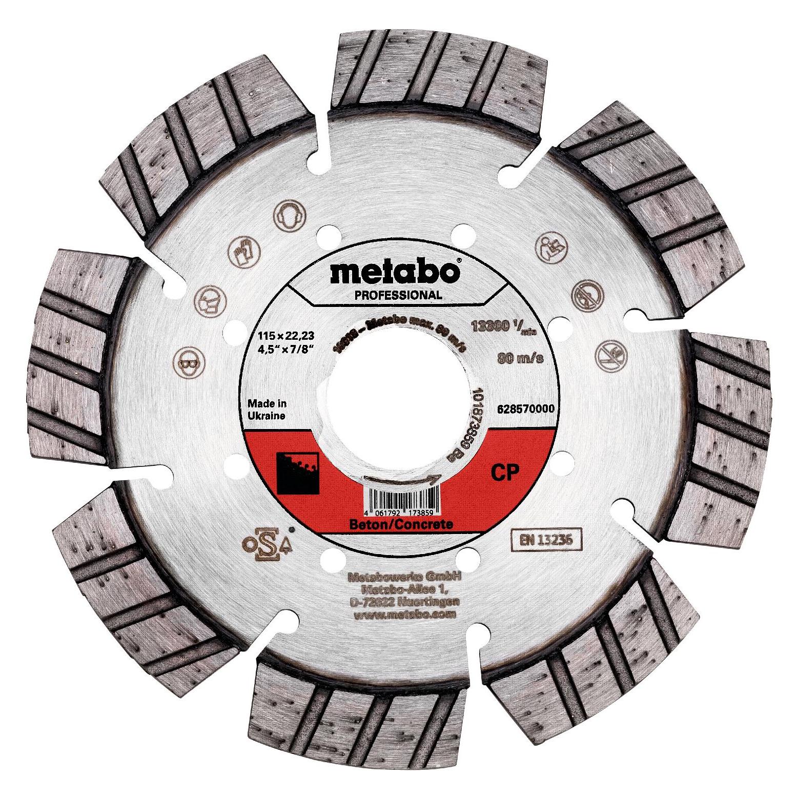 Metabo Diamanttrennscheibe (628570000)