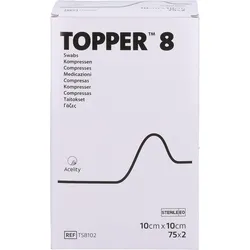 Topper 8 Kompr.10x10 cm Steril 150 ST
