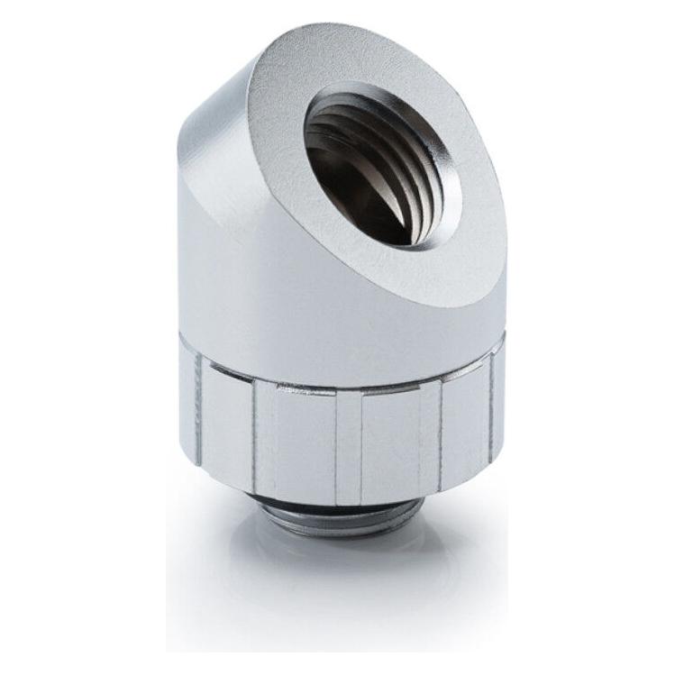 Bitspower Artemis 45 Grad Fitting - drehbar, sandblast silber (BPM-AT45R-SL)