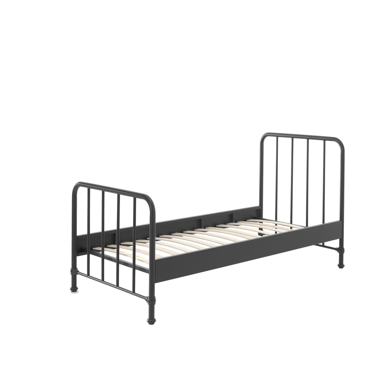 BRONXX Metallbett im coolen Look, Liegefläche 90 x 200 cm versch. Farben