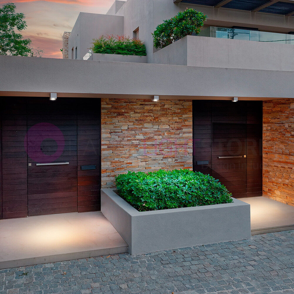 Almeria Corten Faretto Cubetto Da Soffitto Design Moderno Gu10 Ip65