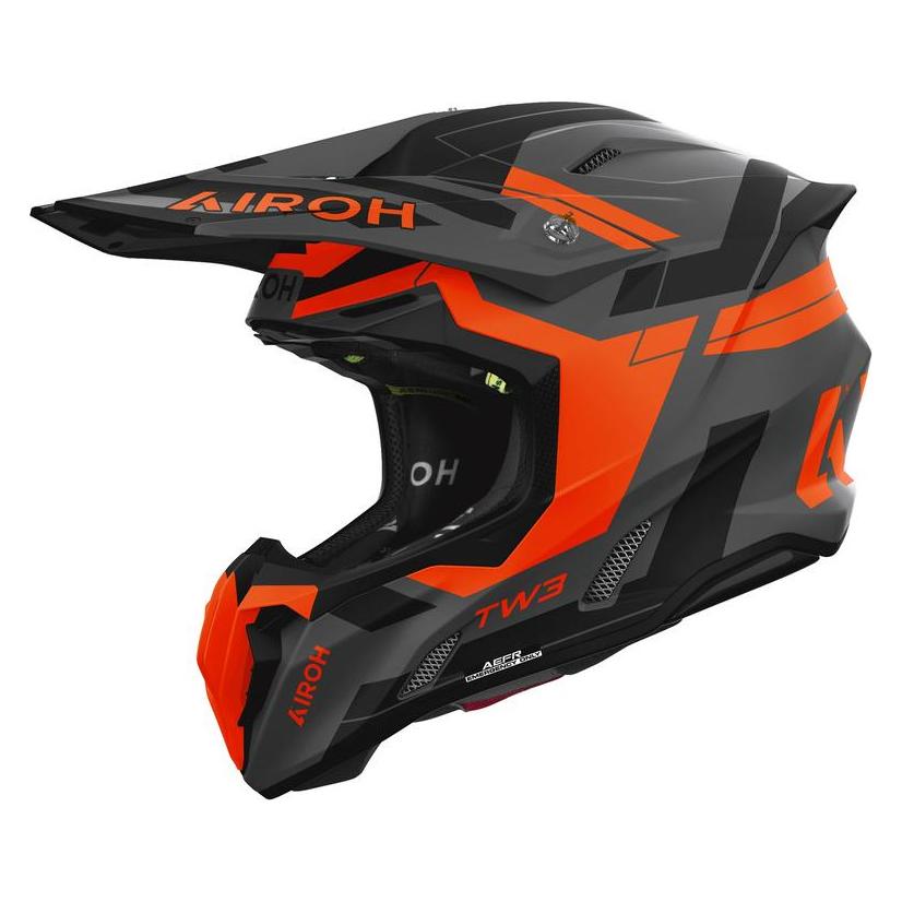 Airoh Twist 3 Dynasty Orange Matt Motorradhelm (S) (TW3DI32/S)
