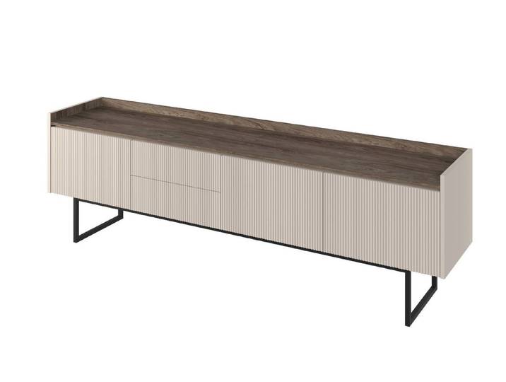 yourhouse24 Lowboard LAGO LG-06 mit Beleuchtung Beige