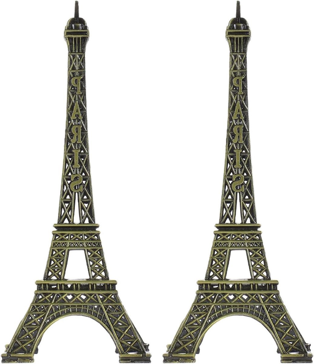 Eiffeltoren Beeldje Parijs Decoratie Goud 15 cm