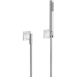 Dornbracht Schlauchbrausegarnitur SERIENSPEZIFISCH Chrom, Durchfluss max. 15 l/min, Funktion ab 5 l/min, Antikalk-System, Metallbrauseschlauch 1250 mm mit Verdrehschutz