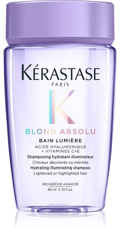 Kérastase Blond Absolu Bain Lumière shampoing bain pour les cheveux avec décoloration ou balayage 80 ml