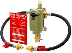 Continental RF6030 Automatic Changeover Gas Regulator Kit with OPSO - UK POL