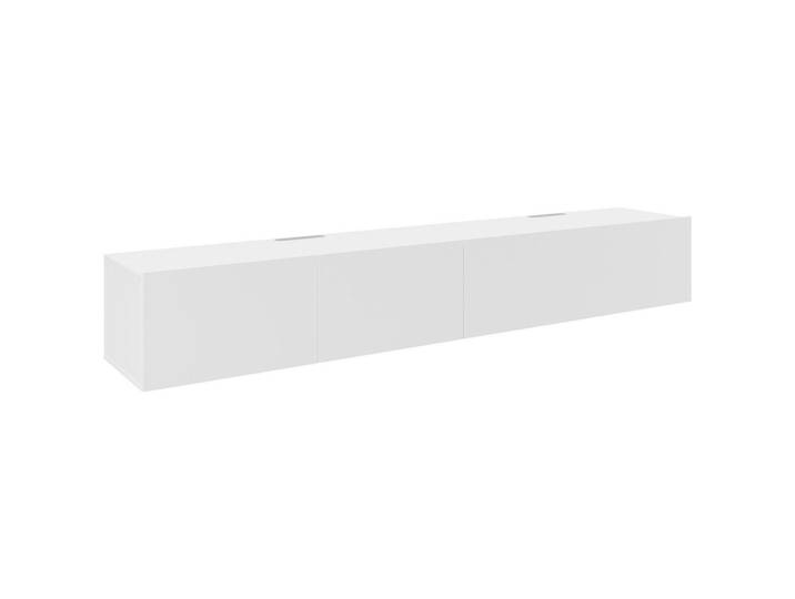 Hom`in Lowboard, Weiss, Holzwerkstoff, 240x36.7x45 cm, In verschiedenen Grössen erhältlich, hängend, Typenauswahl, Wohnzimmer, TV Möbel, Lowboards, Lowboards hängend
