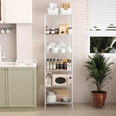 No 5-Shelving Unit, Adjustable Wire Shelving
