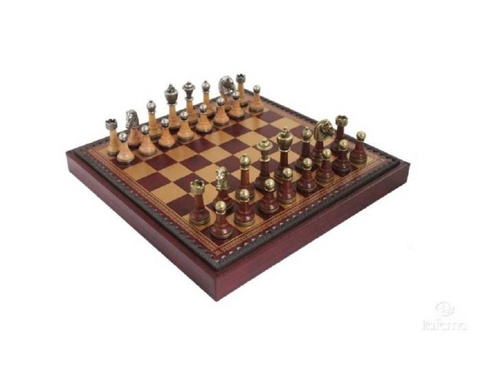 Italfama Spiel Luxus Schach Set 15B + 8721RLP