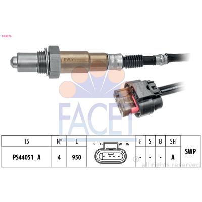 FACET Lambdasonde Made in Italy - OE Equivalent 10.8376 für Ford