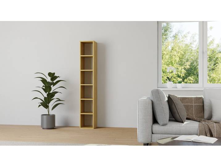 Regal 30 cm breit Eiche Natur geölt