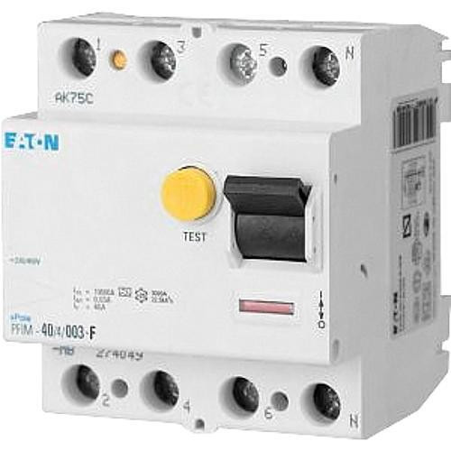 Eaton PFIM-63/4/003-G/F FI-schakelaar 63A 4-polig 30mA type G/F