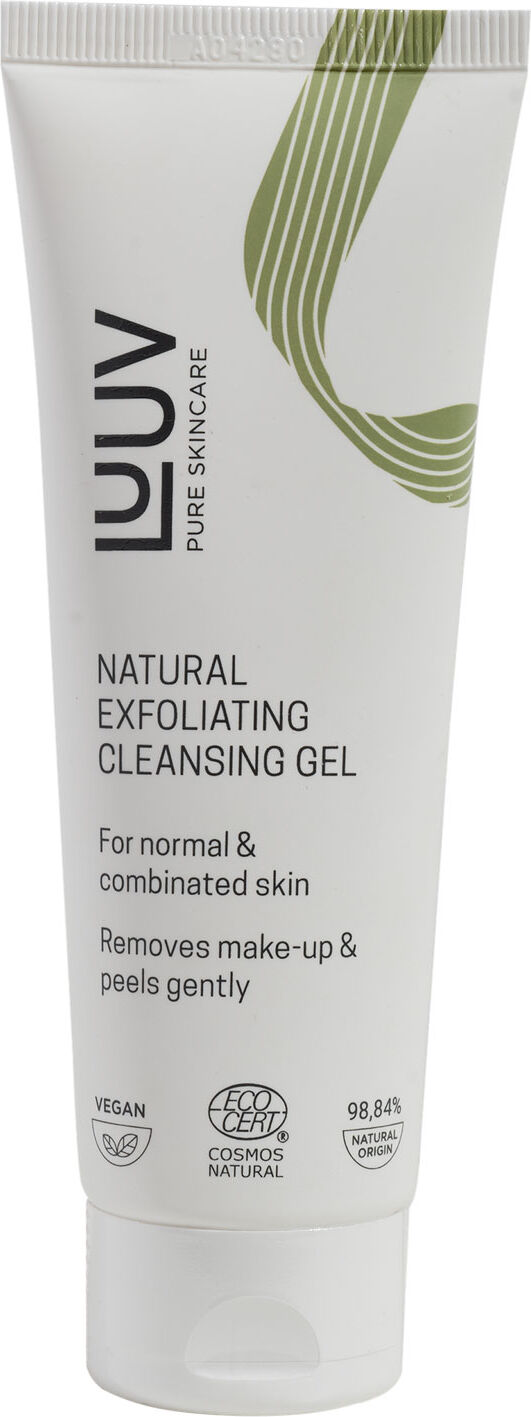 LUUV Natural Exfoliating Cleansing Gel With Bamboo 75ml
