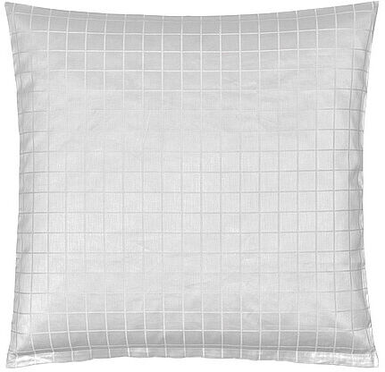 CHRISTIAN FISCHBACHER Satin Kissenbezug 70x90cm TIMES SQUARE Silbergrau silber B