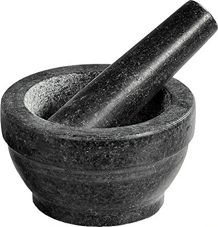 Kesper Mörser mit Stössel aus Granit 16 x 8,5 cm