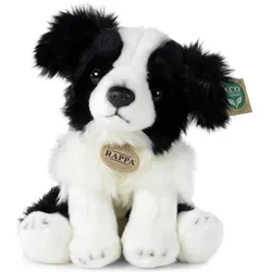 One for Fun Rappa Plüsch sitzender Border Collie Hund 30 cm / UMWELTFREUNDLICH / ab 0 Monaten (30 cm)