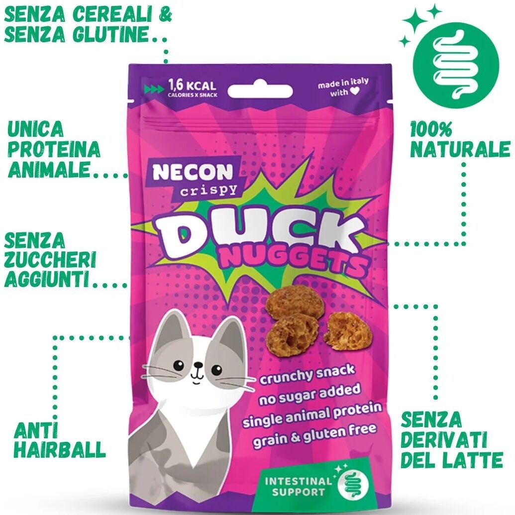 Necon Pet Food Srl Duck Nuggets Intestinal Cat85g