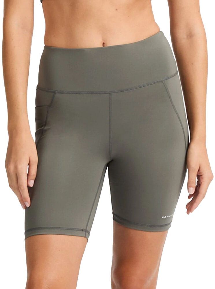Röhnisch Flattering High Waist Bike Tights (naiset) - Gunmetal, XL